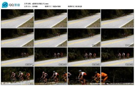 公路自行车比赛高清实拍视频素材