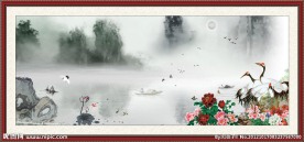 水墨画风景图