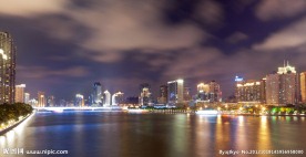 广州珠江边风貌