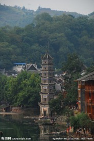 凤凰古城万名塔