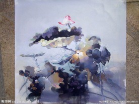 印象荷花与荷叶