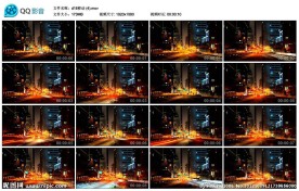 城市夜景交通高清实拍视频素材