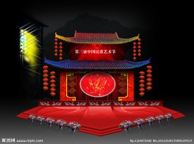 舞台背胶效果设计
