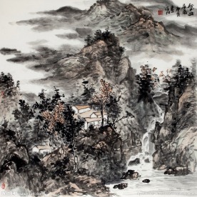 秋山幽居图