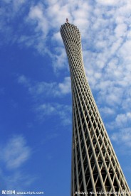 仰视广州塔