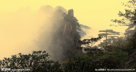 若隐若现 仙境黄山