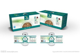 香菇包装设计 (展开图)