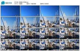 海边港口码头高清实拍视频素材