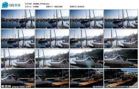 海边港口码头高清实拍视频素材