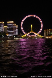 天津海河夜景