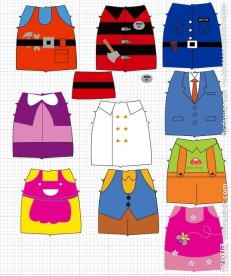 卡通职业服装设计