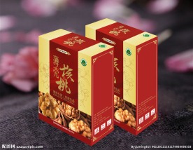 核桃包装盒（展开图）