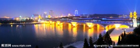 曲阜大成桥夜景