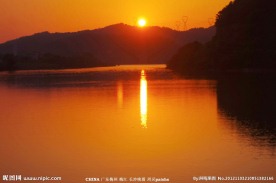 夕霞晚照 梅江映辉