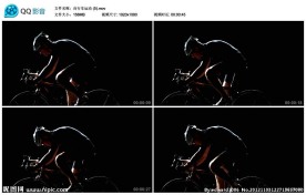 公路自行车高清实拍视频素材