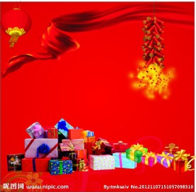 彩带鞭炮礼物