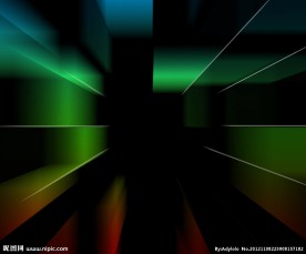 立体空间放射背景