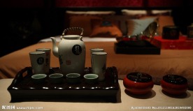 中式宝盒 茶具