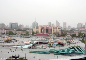 成都天府广场俯视