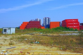 城市风景 绿色工业区