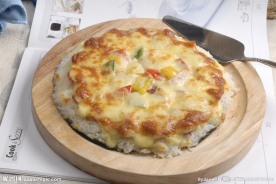 芝士海鲜焗饭