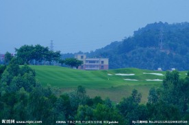 绿色高尔夫 城市山水