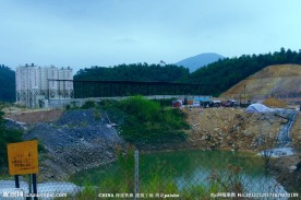 铁路建设 沿路风景