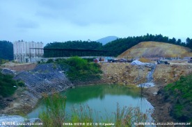 铁路建设 沿路风景