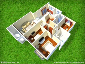 户型鸟瞰图