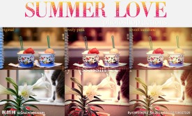 夏季甜美色调动作