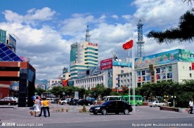 新疆阿勒泰城市景观
