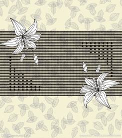 百合花纹