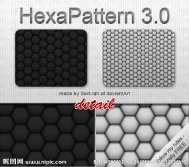 六边形蜂巢图案