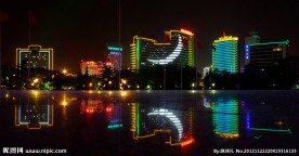 石家庄人民广场夜景