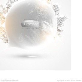 银色梦幻圣诞背景