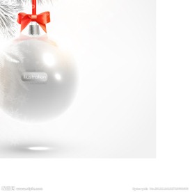 银色梦幻圣诞背景