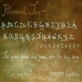 英文手写字体