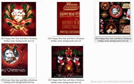 圣诞节样年背景素材