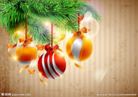 圣诞节炫彩背景