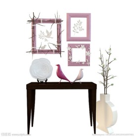 精美装饰桌画模型