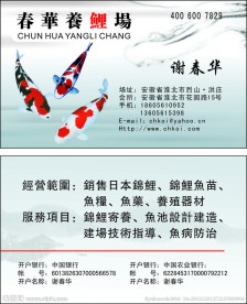 养鲤场名片