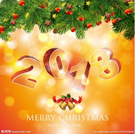 2013圣诞新年背景