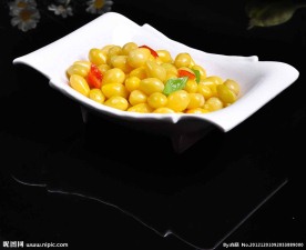清炒白果