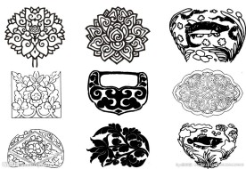 矢量 古典 花纹 花边
