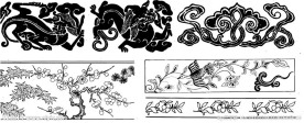 矢量 古典 花纹 花边