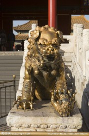 故宫乾清门石狮