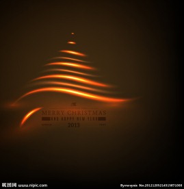 抽象圣诞树