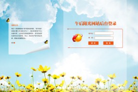 清新的登录界面