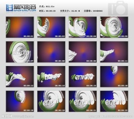 旋转logoAE模板