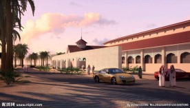 沙特阿拉伯建筑风光